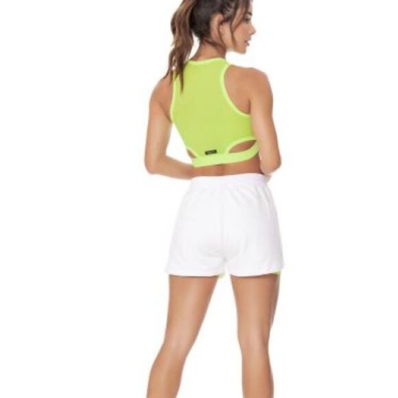 New White Athletic Shorts Size Medium - Picture 2 of 3